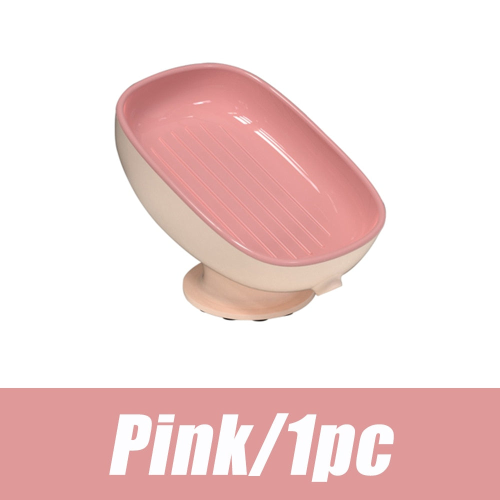 Suction Cup Soap Holder With Drain