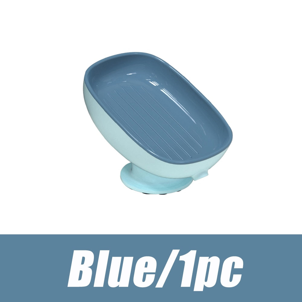 Suction Cup Soap Holder With Drain