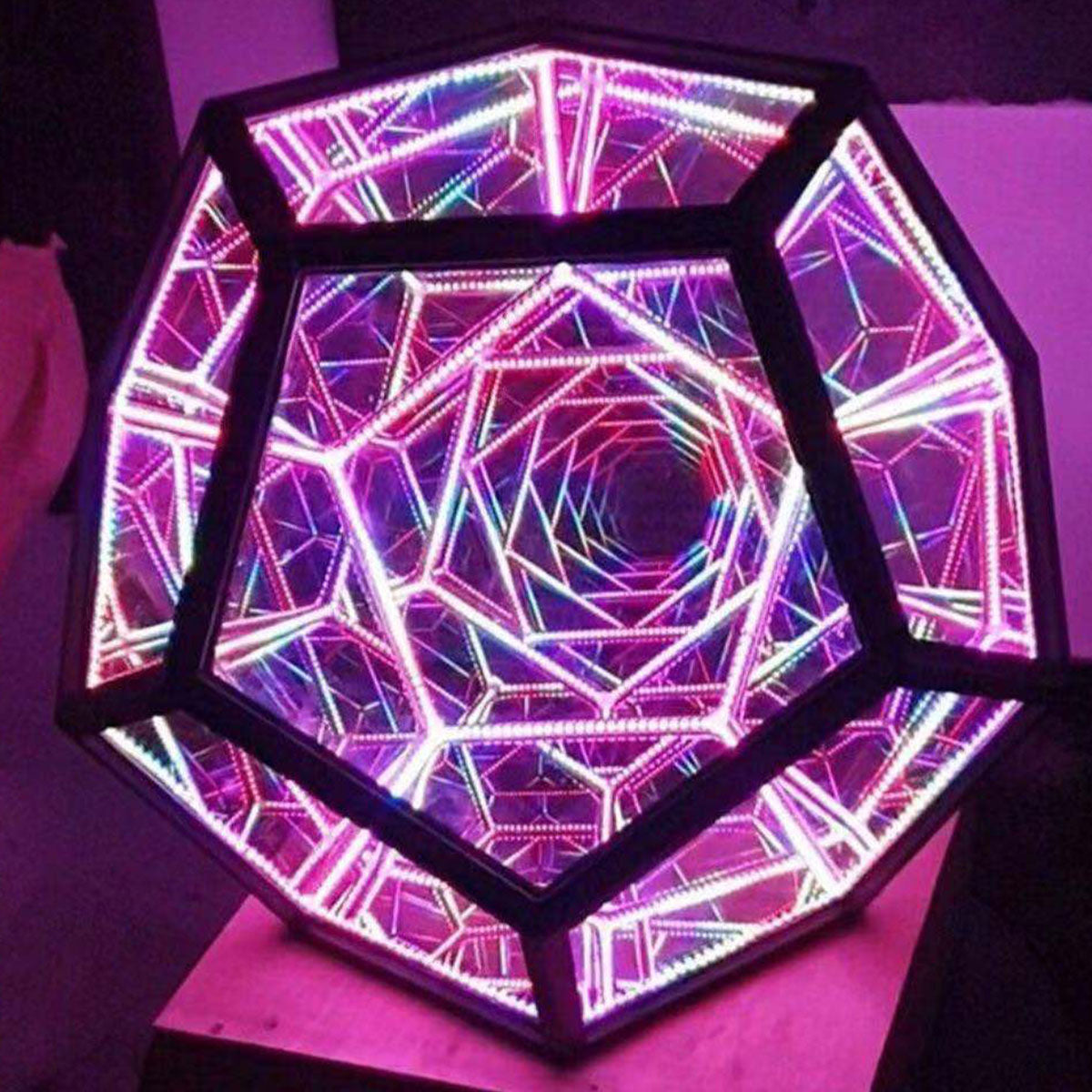 Infinite Dodecahedron Art Office Light
