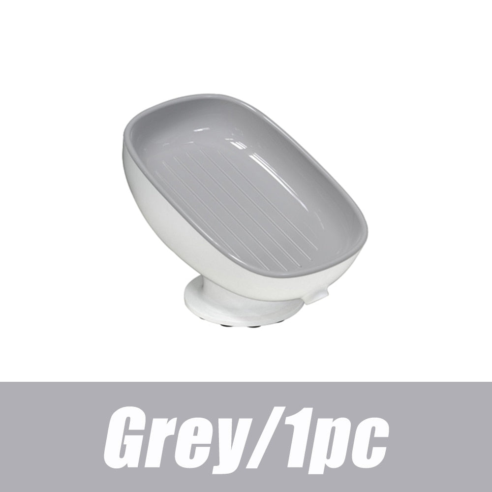 Suction Cup Soap Holder With Drain