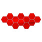 12pcs 3D Mirror Wall Sticker Hexagon