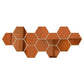 12pcs 3D Mirror Wall Sticker Hexagon