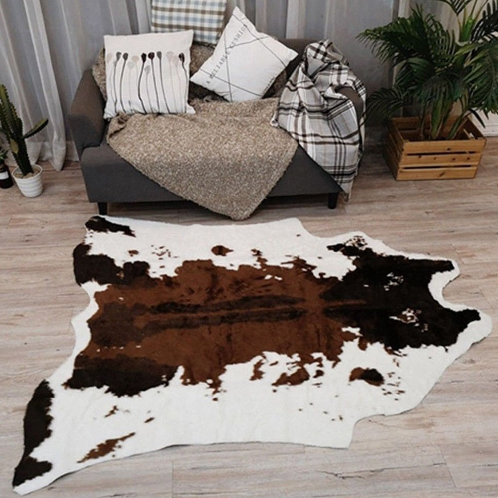 Printed Cow Rug