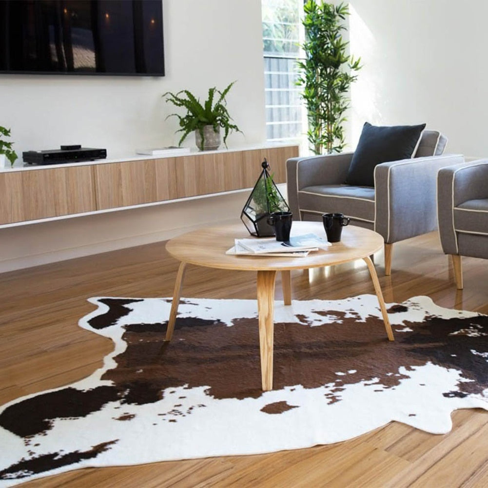 Printed Cow Rug