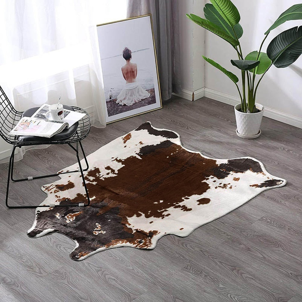 Printed Cow Rug