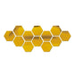 12pcs 3D Mirror Wall Sticker Hexagon