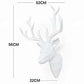Resin 3d Big Deer Head Wall Decor for Home Statue Decoration Accessories Abstract Sculpture Modern Animal Head wall Decoration