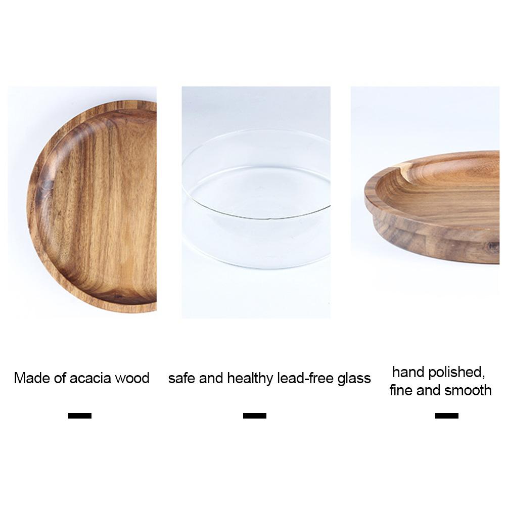 Wooden Mutli use Tray W/Storage