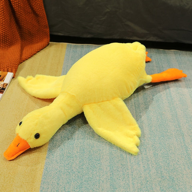 Plush White Goose Toy