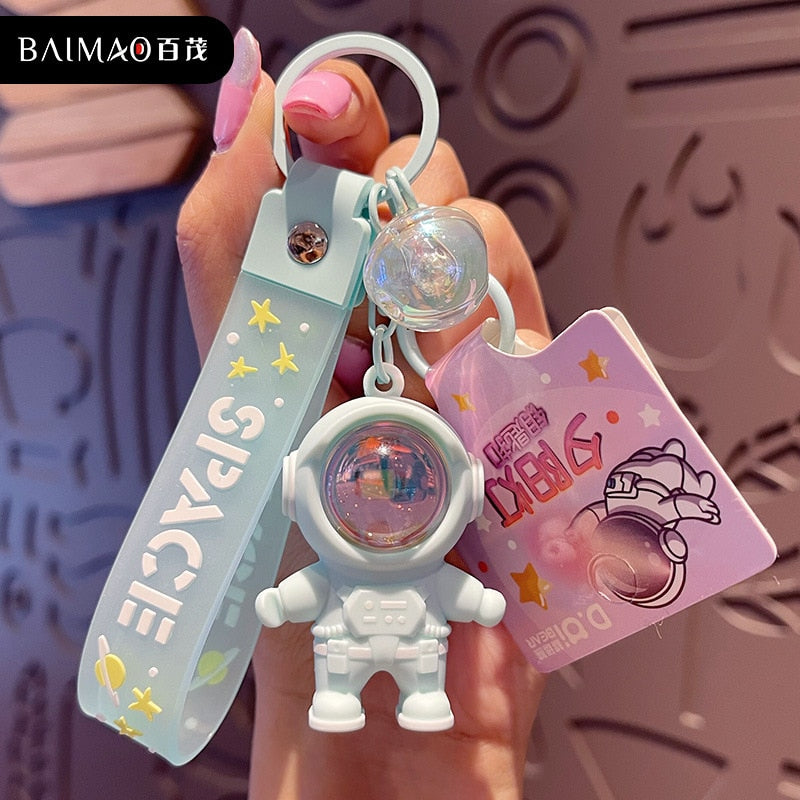 Keychain (Cartoon Spaceman W/light)