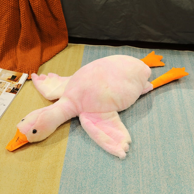 Plush White Goose Toy