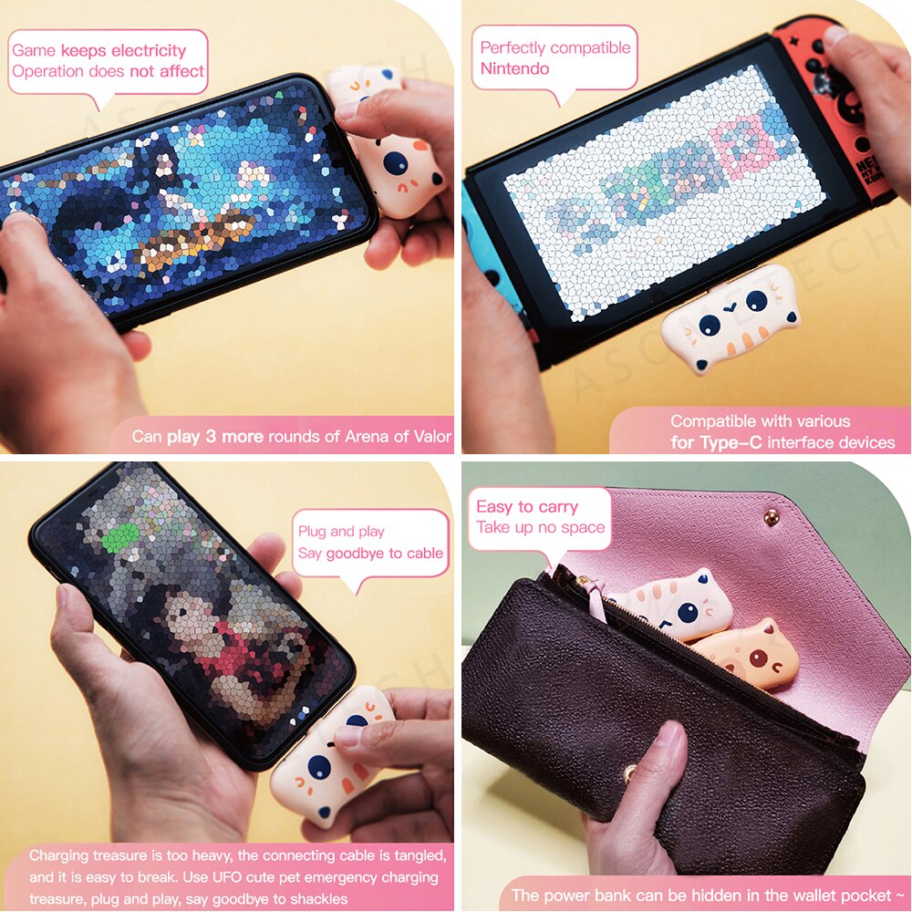 Mini Cat Powerbank 800MAH