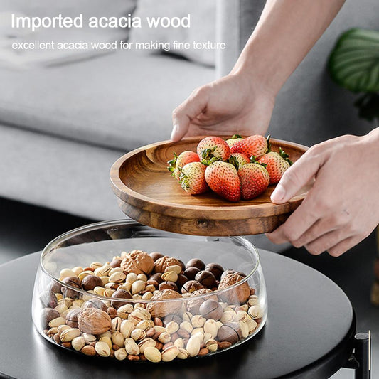 Wooden Mutli use Tray W/Storage