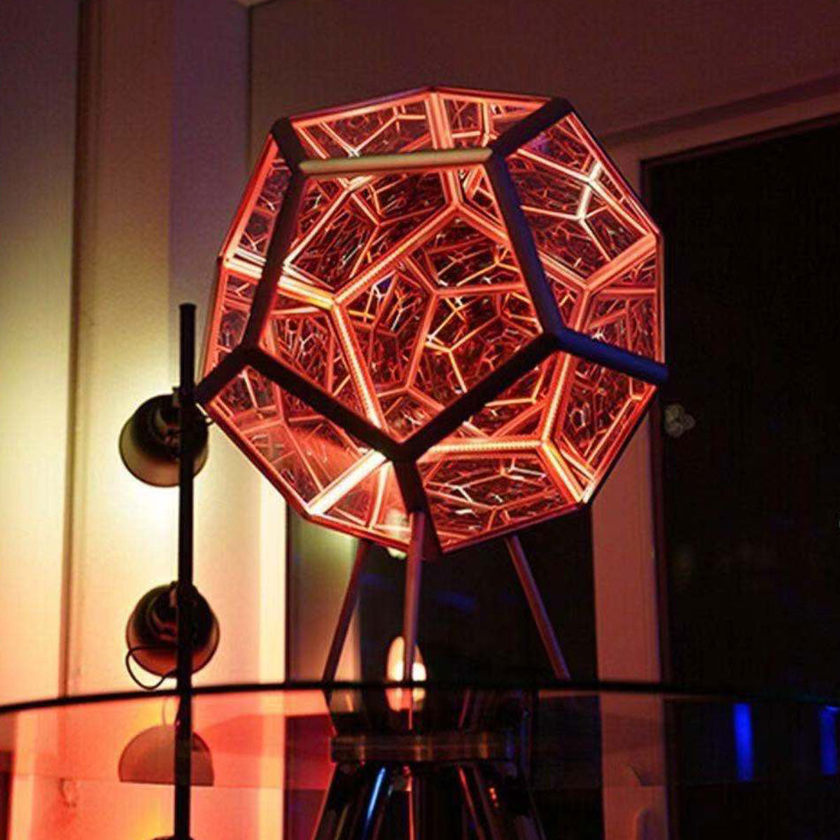 Infinite Dodecahedron Art Office Light