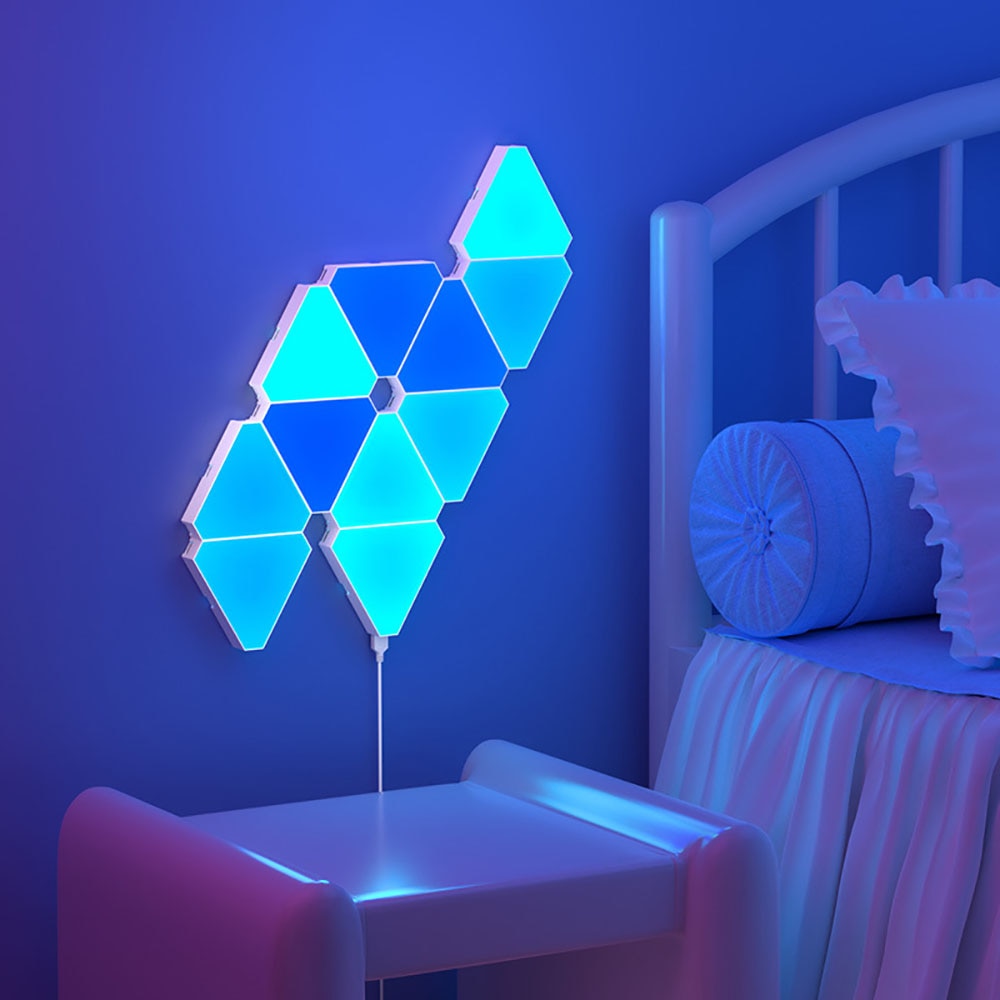 LED Honeycomb Triangle Quantum Light