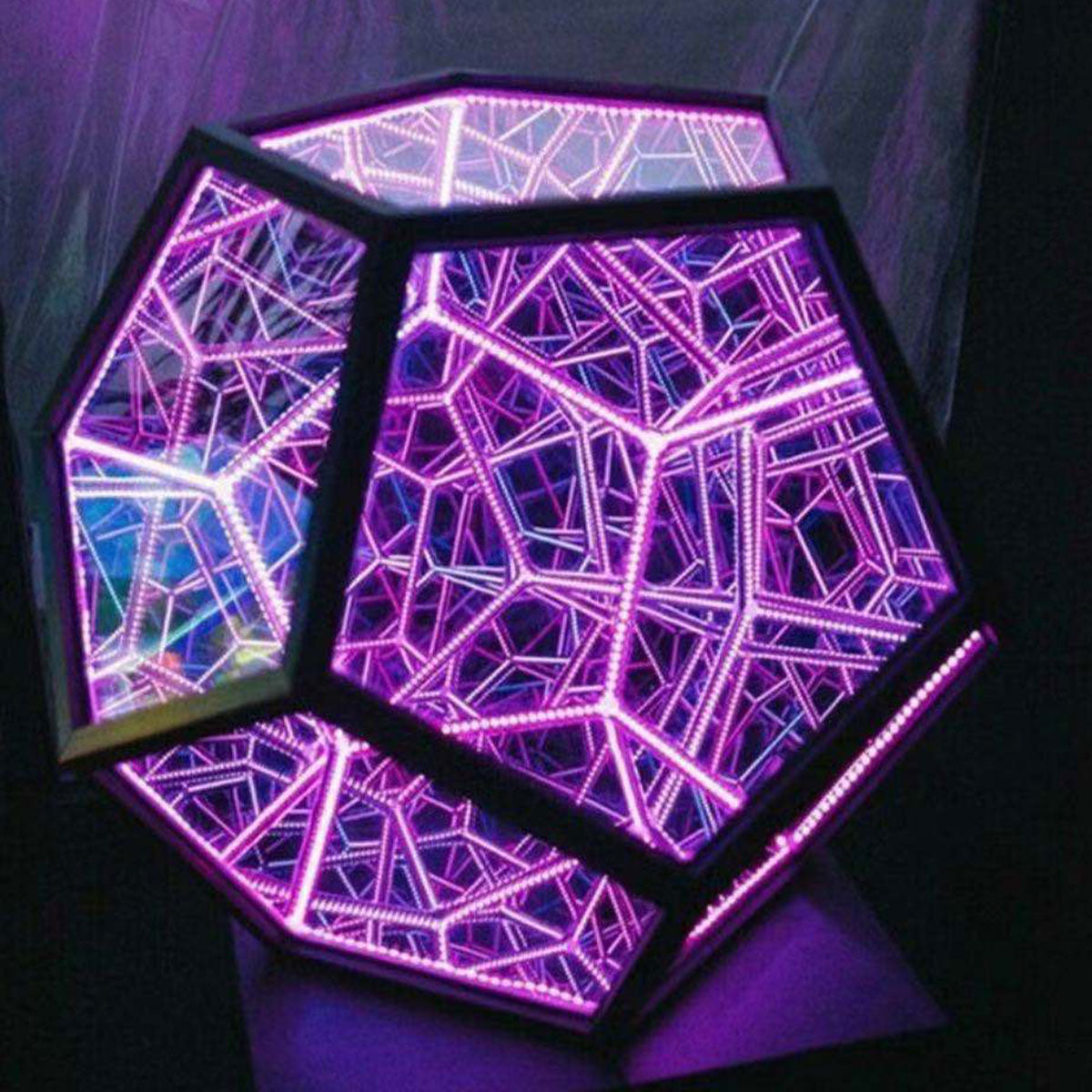 Infinite Dodecahedron Art Office Light