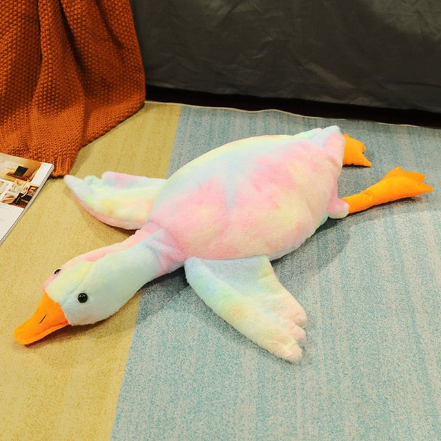 Plush White Goose Toy