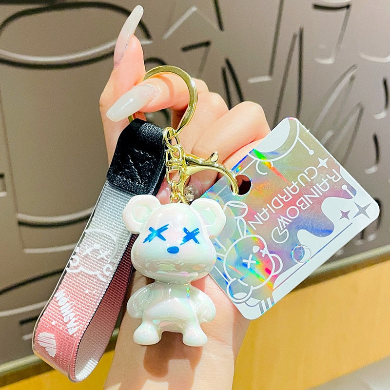 Keychain (Acrylic Cartoon Graffiti Bear)