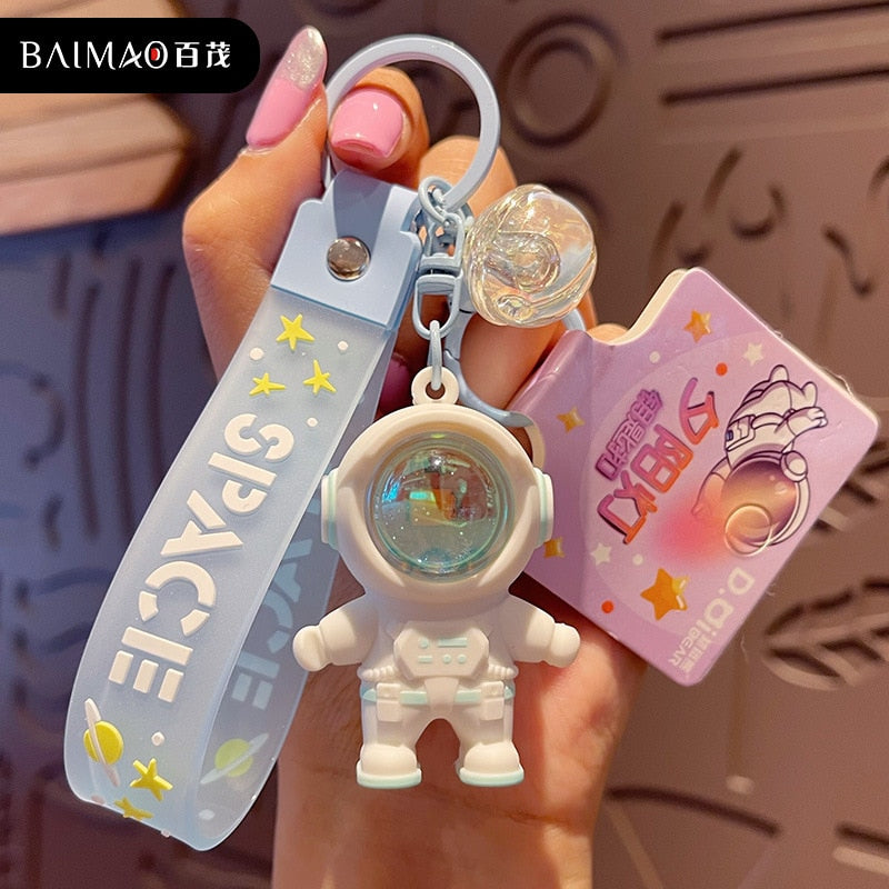 Keychain (Cartoon Spaceman W/light)